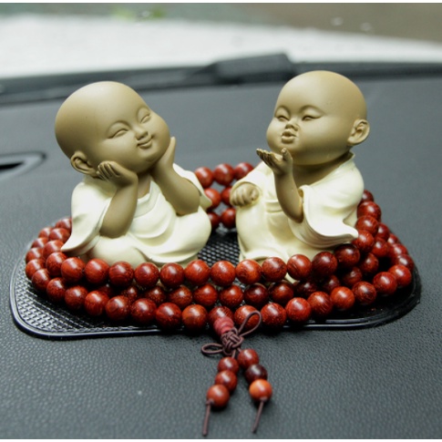 Tượng chú tiểu hồn nhiên bình an siêu dễ thương