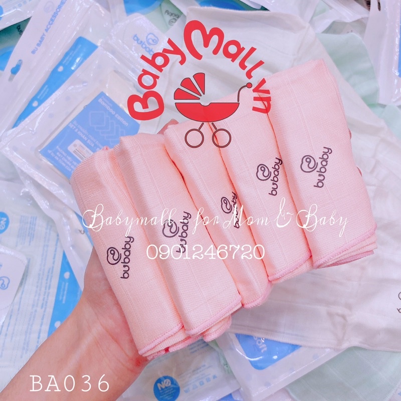 Khăn sữa Bubaby Set 5 cái