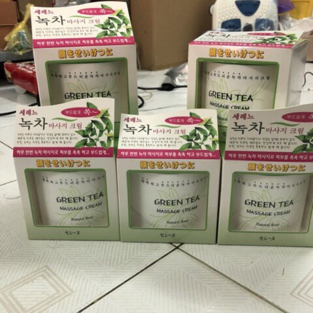 Kem massage green tea hàn quốc