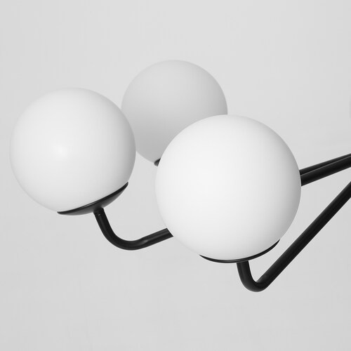 Đèn chùm ánh sáng vàng GLANSSLINKE IKEA