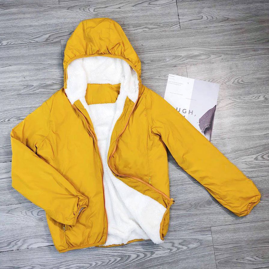 Áo Gió Nữ Lót Lông Cừu Siêu Phẩm Chống Nước Mùa Lạnh | BigBuy360 - bigbuy360.vn