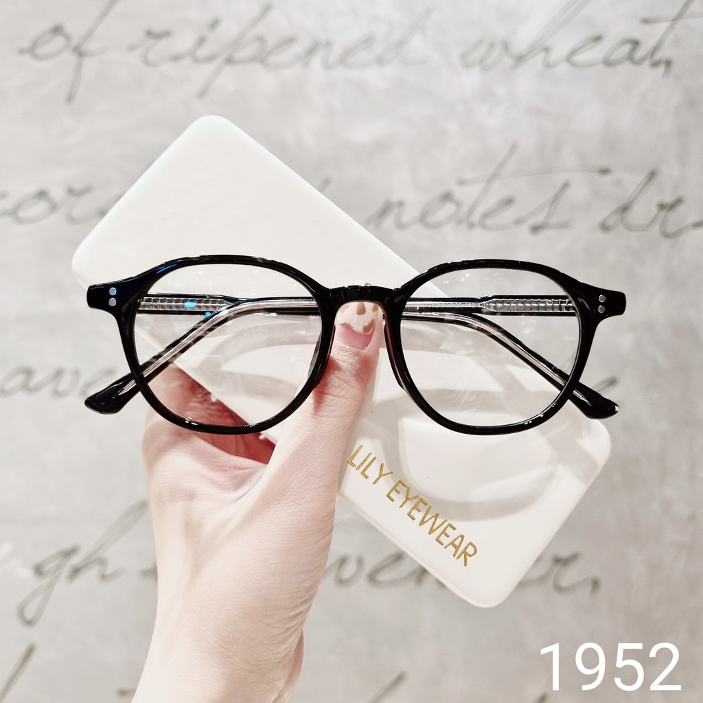Gọng kính nam nữ LILYEYEWEAR mắt vuông bo tròn dày dặn chắc chắn màu sắc thời trang 1952 | BigBuy360 - bigbuy360.vn