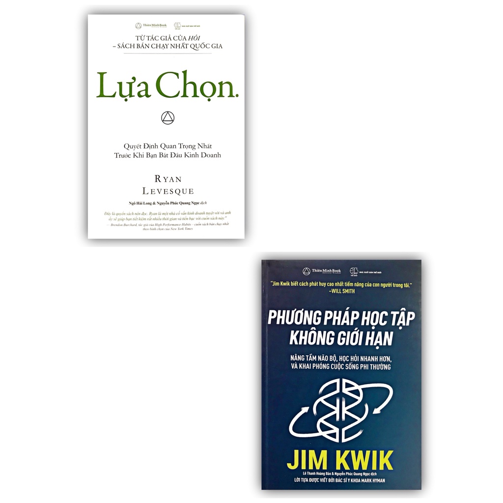 Sách - Combo Lựa Chọn + Phương Pháp Học Tập Không Giới Hạn.