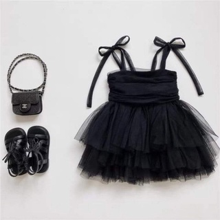 Đầm 2dây tutu đen sang chảnh cho bé🌻freeship🌻 tiệm công chúa nhỏ