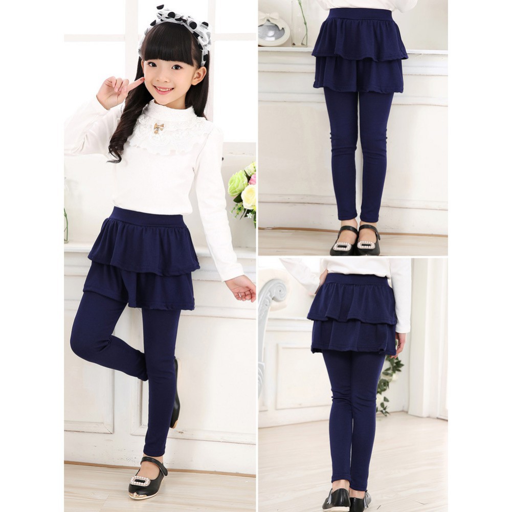 Quần legging liền váy dễ thương cho bé gái