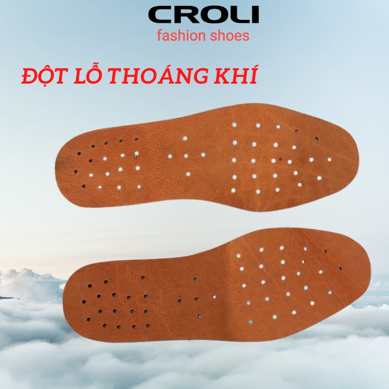 [ HOT !!! HOT ] Lót Giày Nam.Lót Giày Thể Thao Cao Cấp CROLI LD01 Khử Mùi Êm Chân Thoáng Khí