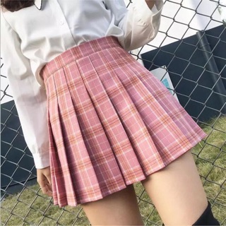 Chân váy caro hàn quốc