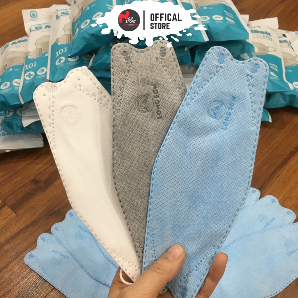 Set 50 Chiếc Khẩu Trang Y Tế 4 Lớp KF94 LS MASK Hàn Quốc Chống Bụi Mịn, Kháng Khuẩn Cao Cấp_ Nhiều Màu