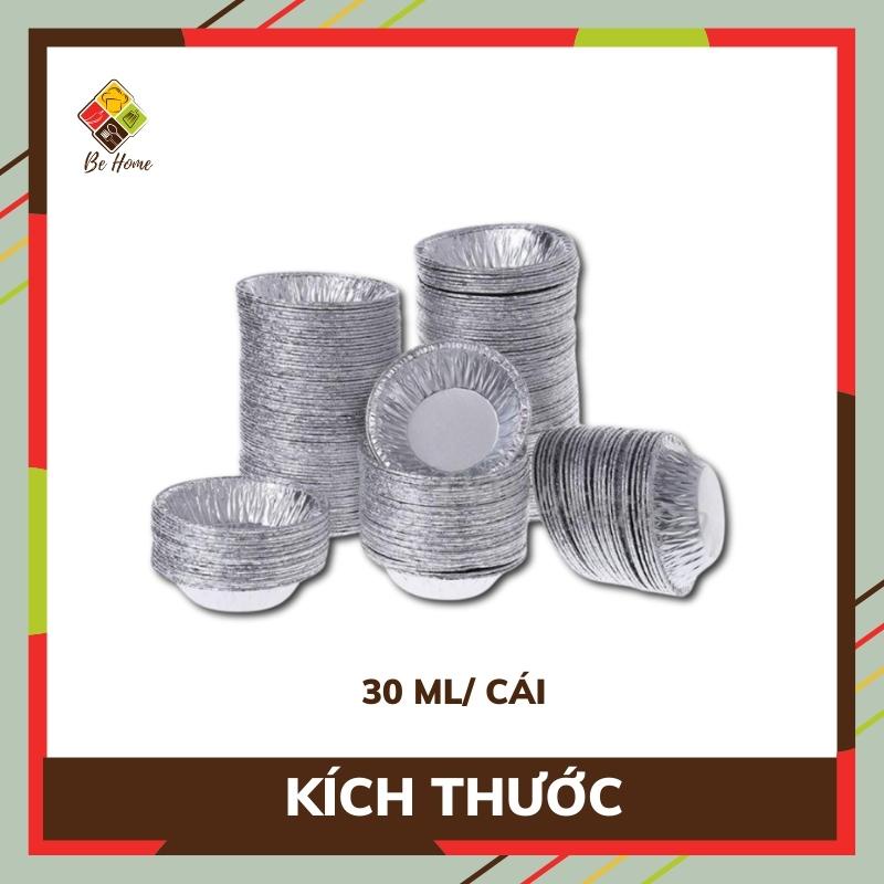 Khuôn giấy bạc nướng thực phẩm, bánh, hàu BEHOME Đế Cốc Chén Lót Khuôn Nướng tart Trứng Tiện Dụng