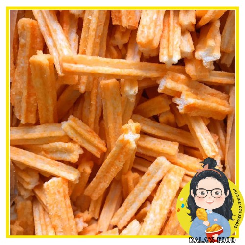 Khoai tây sấy phô mai túi 500gam Khoai tây que sấy giòn lắc phô mai Siêu Ngon | Dala's Food