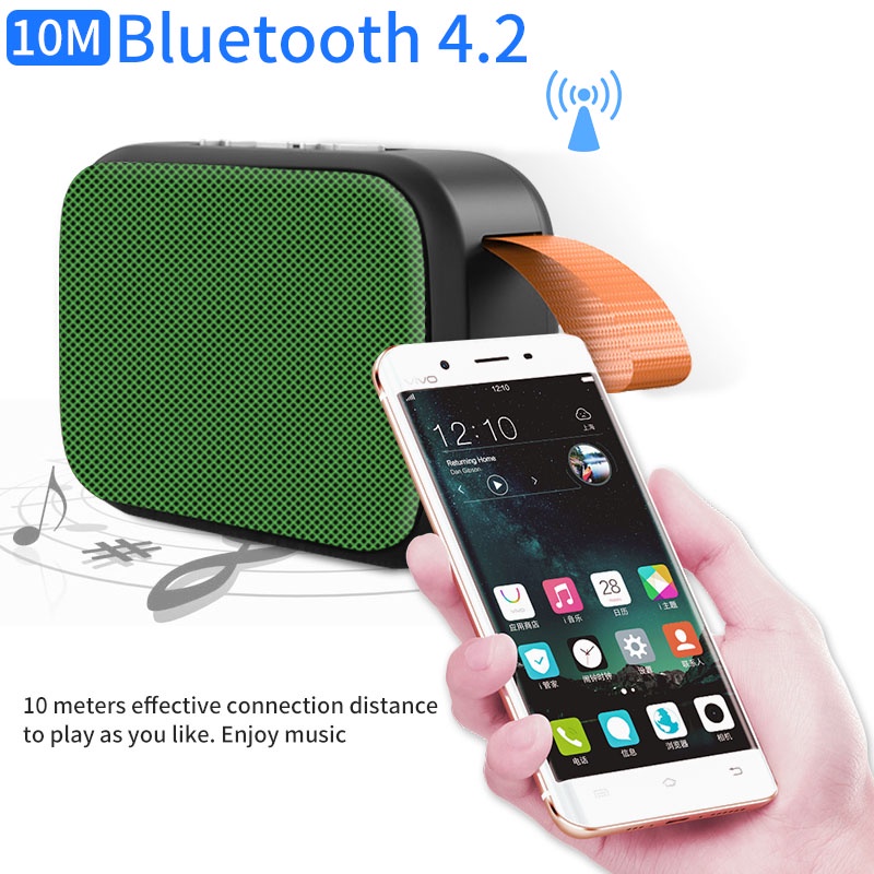 Loa Bluetooth Mini Loa Bluetooth Nhỏ Gọn Công suất lớn  loa Âm thanh vòm âm bass sâu và trầm thiết kế nhỏ gọn