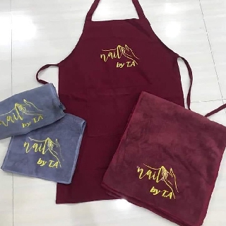 Tạp dề cho spa, nails, phun xăm, thẩm mỹ