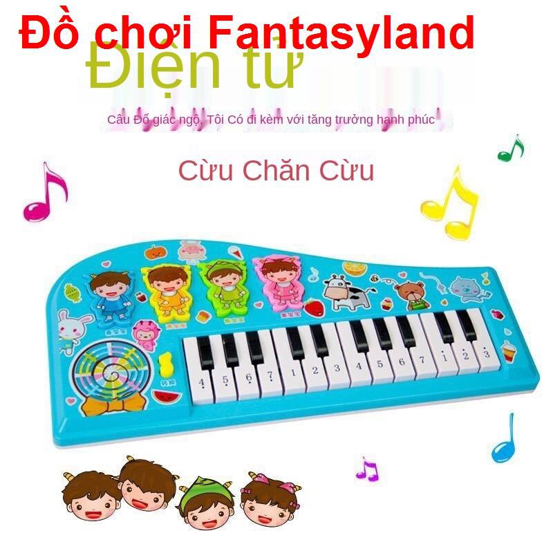 Đàn piano âm nhạc trẻ em 0-1-3 tuổi cho sơ sinh giáo dục sớm điện tử 6-12 tháng đồ chơi trai và gái 2-4mocbo