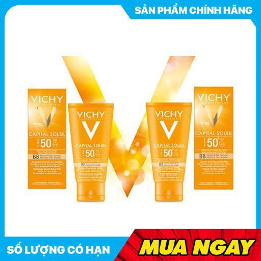 Kem Chống Nắng Không Màu SPF50 Vichy Capital Soleil 50ml