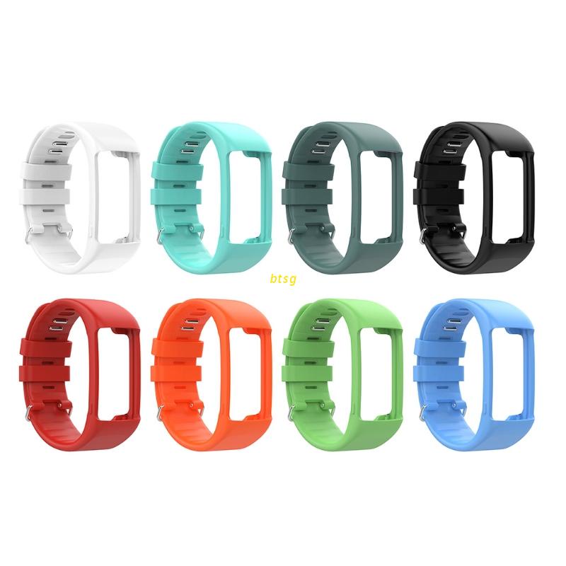 Dây Đeo Silicon Nhiều Màu Thay Thế Cho Đồng Hồ Polar A360 A370