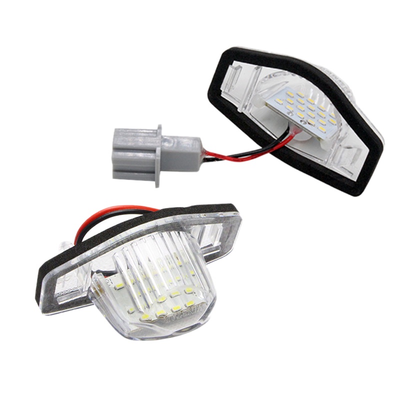 Bộ 2 Đèn Led Chiếu Biển Số Cho Honda Crv Fit Jazz Crosstour Odyssey