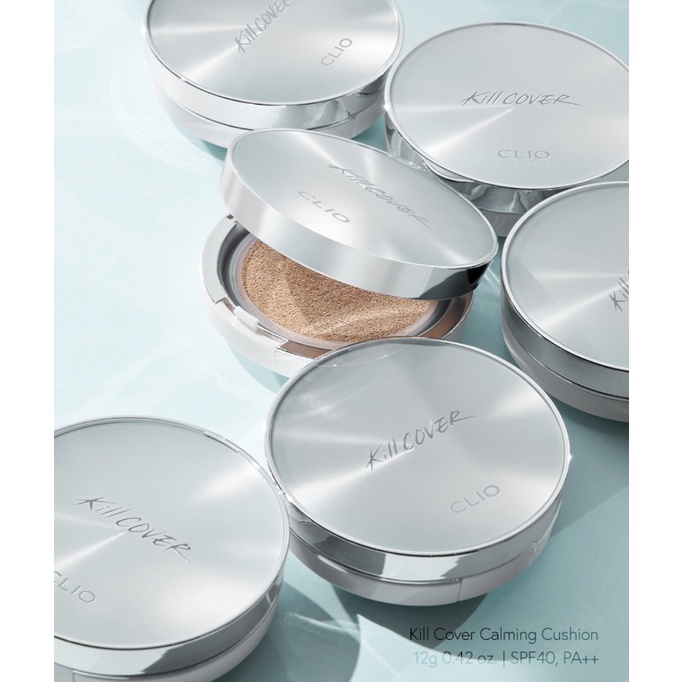 Cushion da nhạy cảm CLIO KILL COVER CALMING CUSHION [Kèm lõi]
