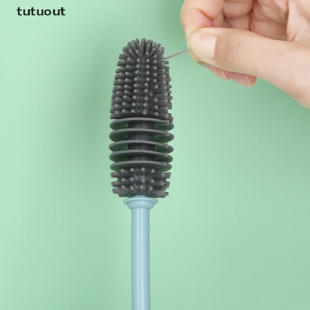 Bàn Chải Silicone Vệ Sinh Ly Cốc Thủy Tinh Tiện Dụng