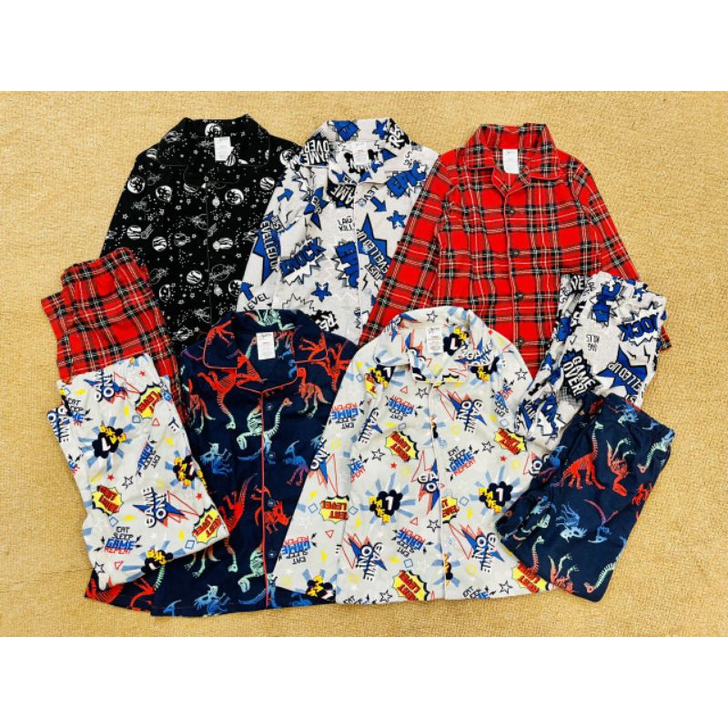 Bộ pijama bé trai bé gái 2-14 tuổi