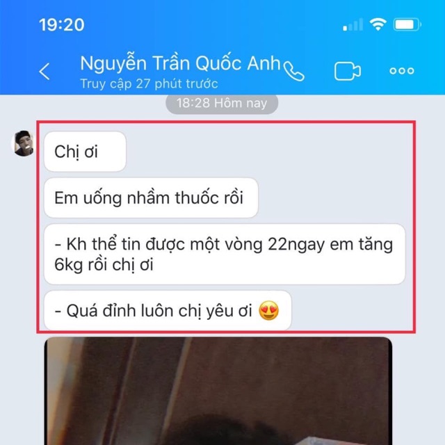Tăng cân vincent 15 ngày