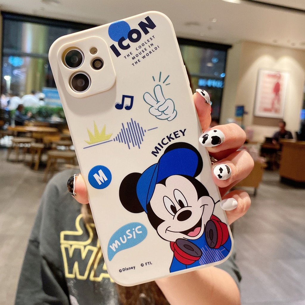 Hộp đựng điện thoại Mickey hoạt hình Minnie OPPO Reno Reno4 Reno4 Pro Reno5 Reno5 Pro Reno6 A3s A5 2020/A9 2020/A11X A15/A15s A53 4G/A32 A54