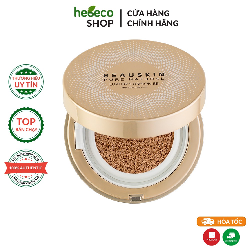 Phấn nước trang điểm che phủ mọi khuyết điểm, bền lâu suốt ngày dài Beauskin Luxury Cushion BB 11g - Hàn Quốc Chính Hãng