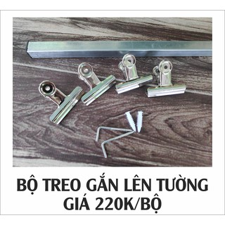 BỘ TREO PHÔNG NỀN LIVESTREAM (Loại gắn lên tường)