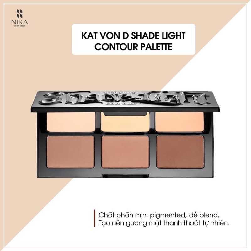 Bảng Tạo Khối K.at Von D - Shade + Light Face Contour Refillable Palette | BigBuy360 - bigbuy360.vn