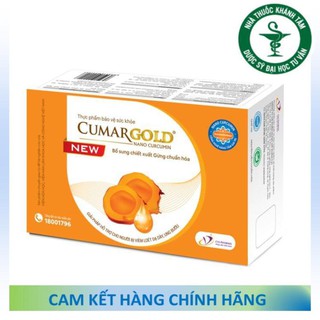 ! ! [Mẫu mới] CUMARGOLD New – Nano curcumin – Nano nghệ – Đau dạ dày [Cumagold, curmagold]