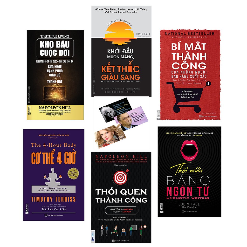 Sách - Combo 6 Cuốn Kho Báu Cuộc Đời