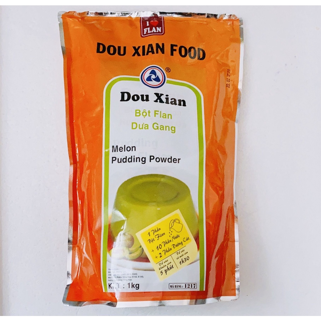 Bột pudding dưa gang Dou xian 1kg