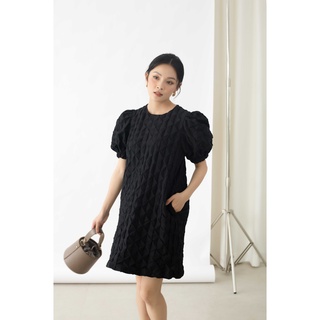 Goût de jun - đầm nữ dáng suông thiết kế tay phồng - fiona dress