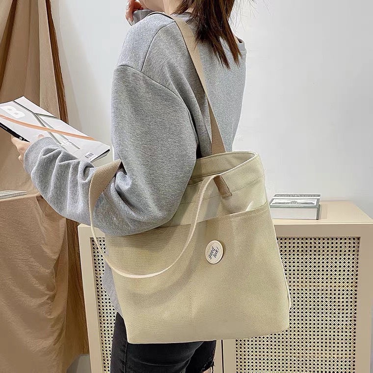 Túi Xách Nữ Vải Canvas Xinh Xắn