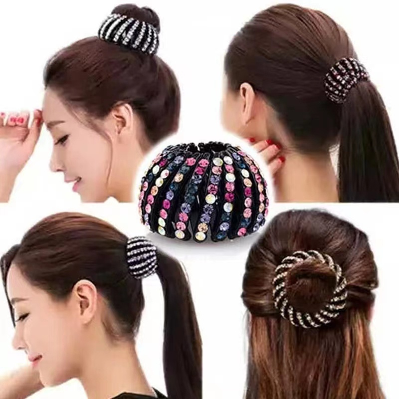 Kẹp Tóc Đính Đá Pha Lê Thời Trang Cho Nữ
