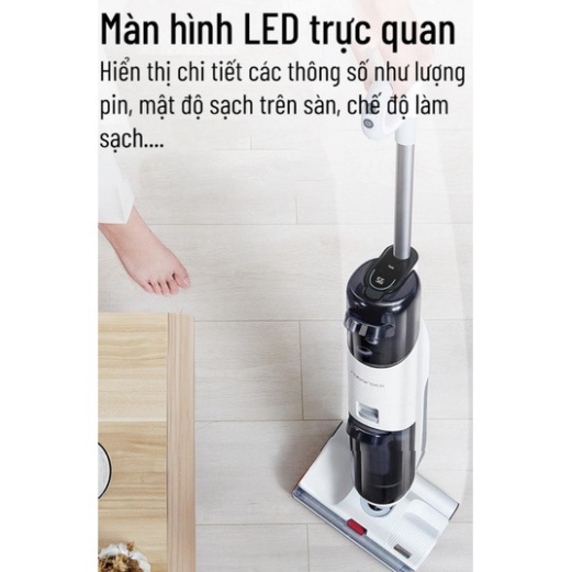 Máy hút bụi lau sàn ROBOROCK DYAD - BẢN QUỐC TẾ Hút và lau siêu sạch , bảo hành chính hãng 18 tháng