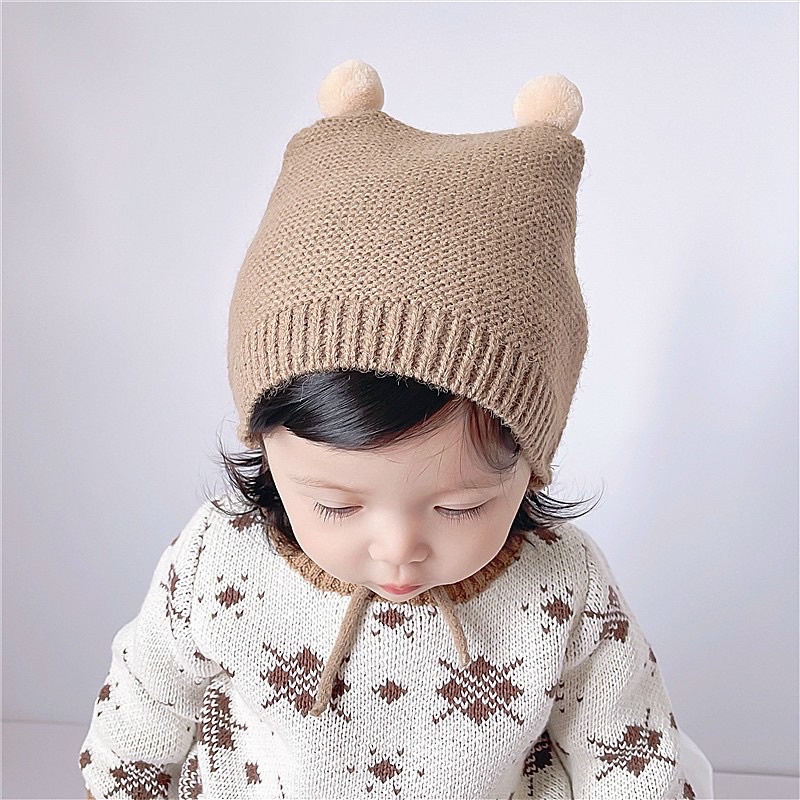 Mũ Len BB Hàn Quốc Cho Bé Trai Bé Gái  6 tháng - 2 tuổi