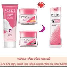 Combo bộ 4 sản phẩm dưỡng trắng da Ponds Beauty White- Chính Hãng