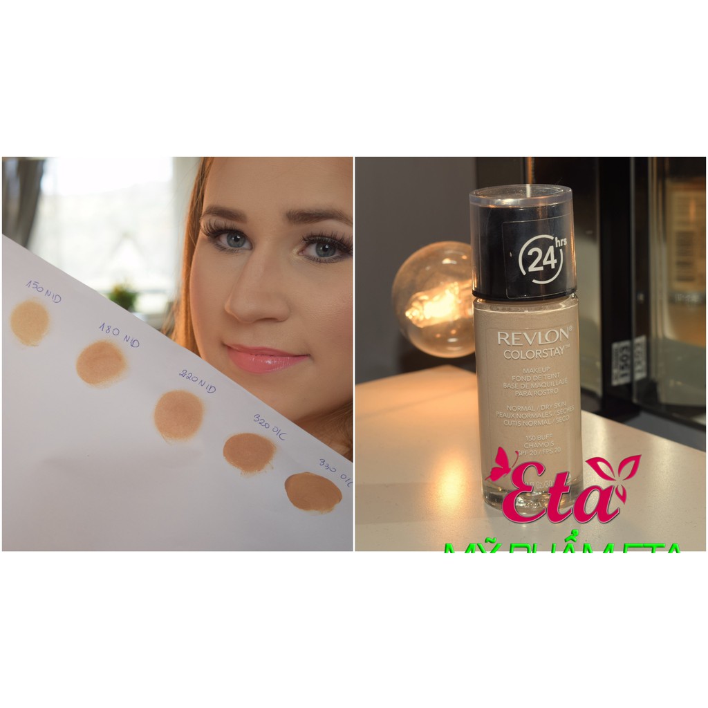 Kem nền Revlon Colorstay 24h NORMAL DRY SKIN trang điểm hoàn hảo dành cho da khô