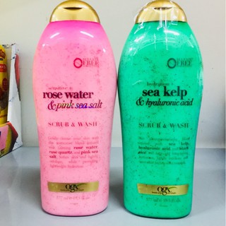 Sữa tắm tẩy tế bào chết OGX Scrub & Wash 577ml