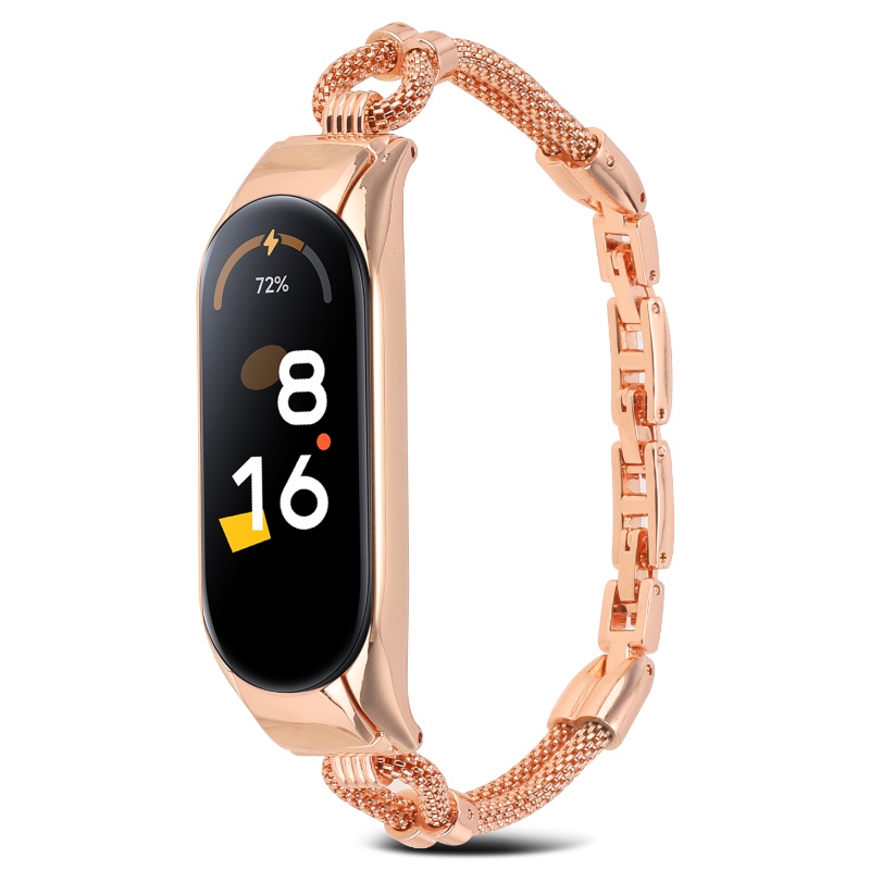 Dây Đeo Thay Thế Chất Liệu Kim Loại Cho Xiaomi Mi Band 6 / 5 4 / 3 Mi Band 7