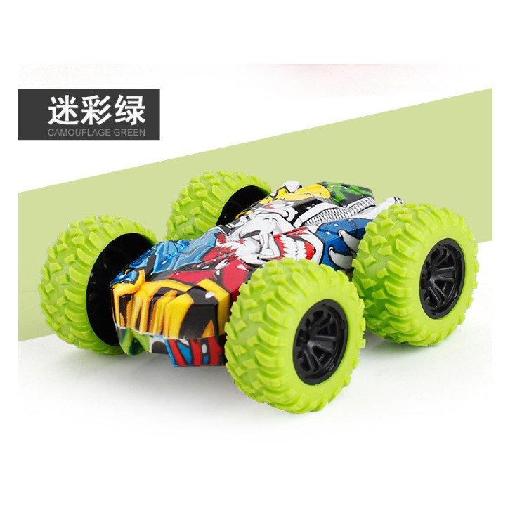 Combo 2 xe leo núi 2 mặt tự lật 360 độ xe leo núi off-road graffiti