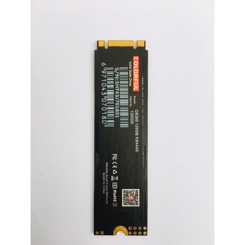 [Mã 159ELSALE hoàn 7% đơn 300K] Ổ Cứng SSD 120GB M2 Colorful CN300 - bảo hành 3 năm chính hãng