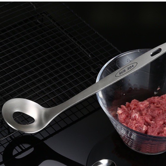 THÌA INOX NẶN THỊT VIÊN - DỤNG CỤ TẠO VIÊN THỊT  TIỆN LỢI HÀNG INOX 304