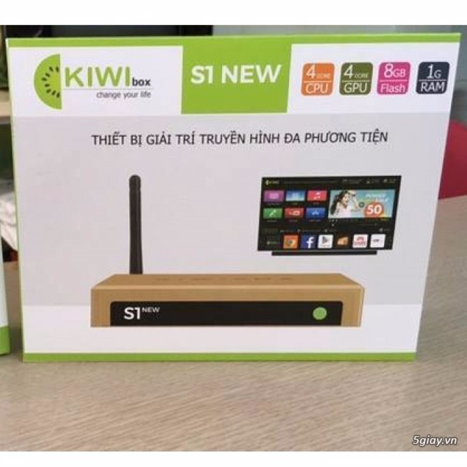 Android box ram 1Gb S1 new - tang kem chuot khong day