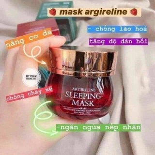 Hàng sẵn mặt nạ ngủ dưỡng ẩm trắng da arbutin sleeping mask