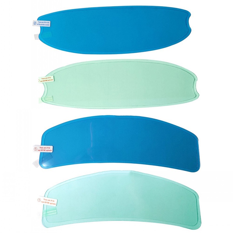 1/2 Bộ miếng dán trong suốt chống sương mù &amp; mưa cho mũ bảo hiểm xe máy kèm phụ kiện