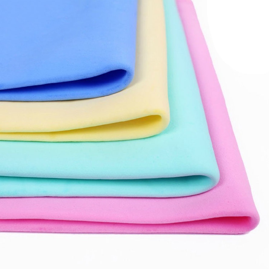 Dụng cụ làm sạch xe lớn 66cmx43cm Chamois Da lộn Khăn lau xe