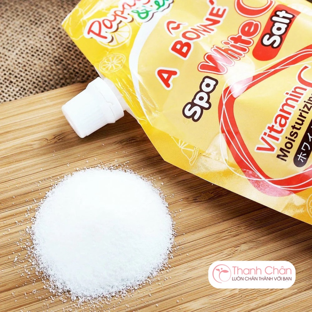 Muối Tắm Sữa A Bonne Spa Milk Salt Làm Trắng &amp; Mềm Mịn Da 350g - Dạng túi có vòi