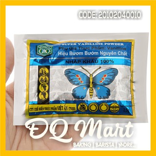 💥 GÌ CŨNG RẺ 💥 Bột thơm Vani VANILLINE hiệu con BƯƠM BƯỚM - VỈ LẺ 10 ống