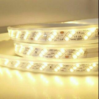 LED Dây hắt trần 2835 3 mắt 1 hàng, màu vàng nắng,xanh,trăng (bán theo m, chưa kèm nguồn).